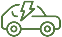 electric vehicle icon